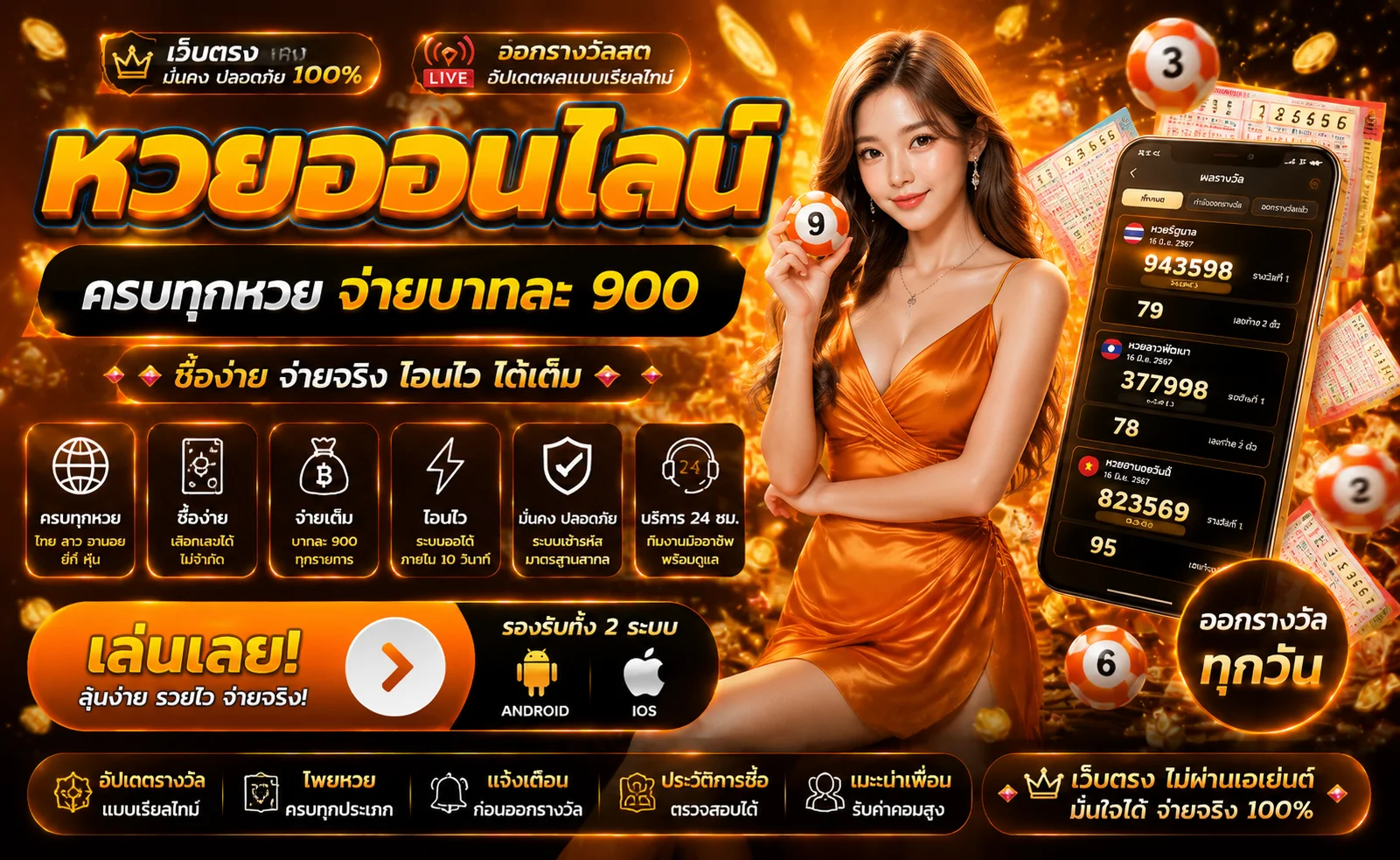 หวยออนไลน์ GLX168 แทงหวยไทย ลาว ยี่กี หุ้น จ่ายสูง